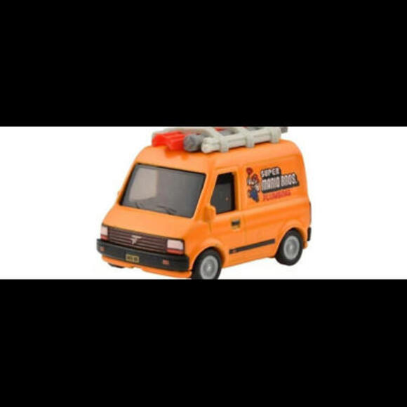 Hot Wheels HKC19 Premium Retro Entertainment Super Mario Movie Plumber Van - Picture 1 of 2